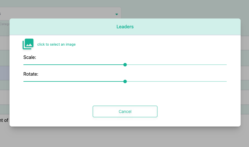 image file chooser for an executive